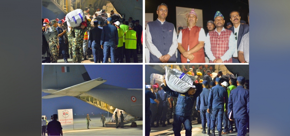 Handing over of second consignment of Earthquake Relief Materials to the Government of Nepal (6 Nov 2023)